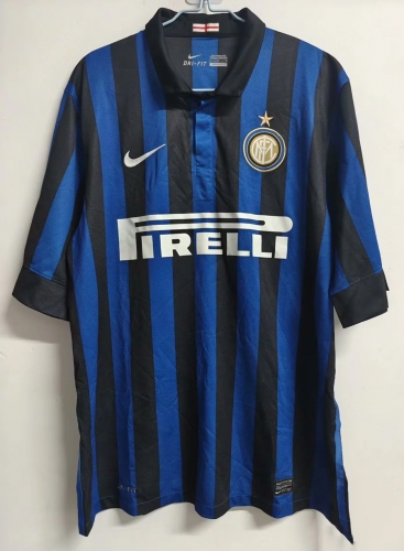 2011 12 Retro inter home soccer jersey size S-2XL